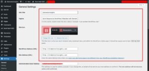 How to change website title and tagline for google